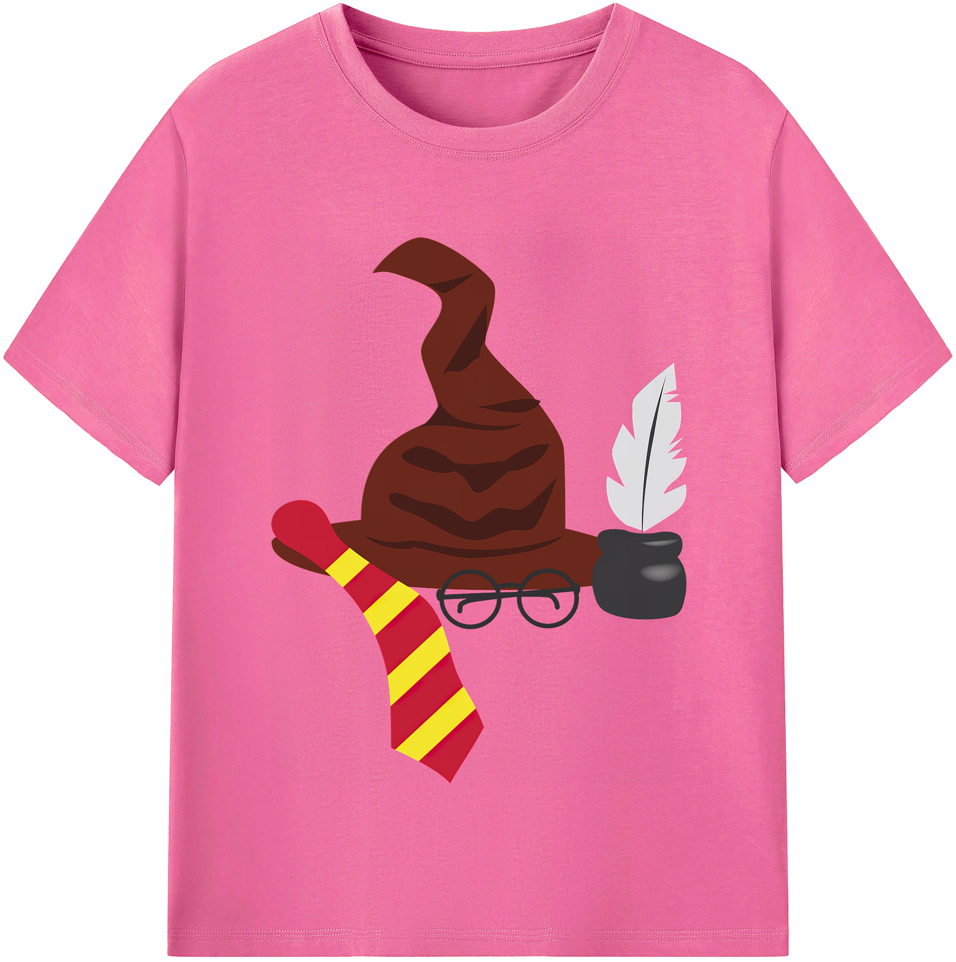 （画像用） Harry Potter ハリー・ポッターシリーズ レディースカジュアルプリントTシャツ（綿100％）